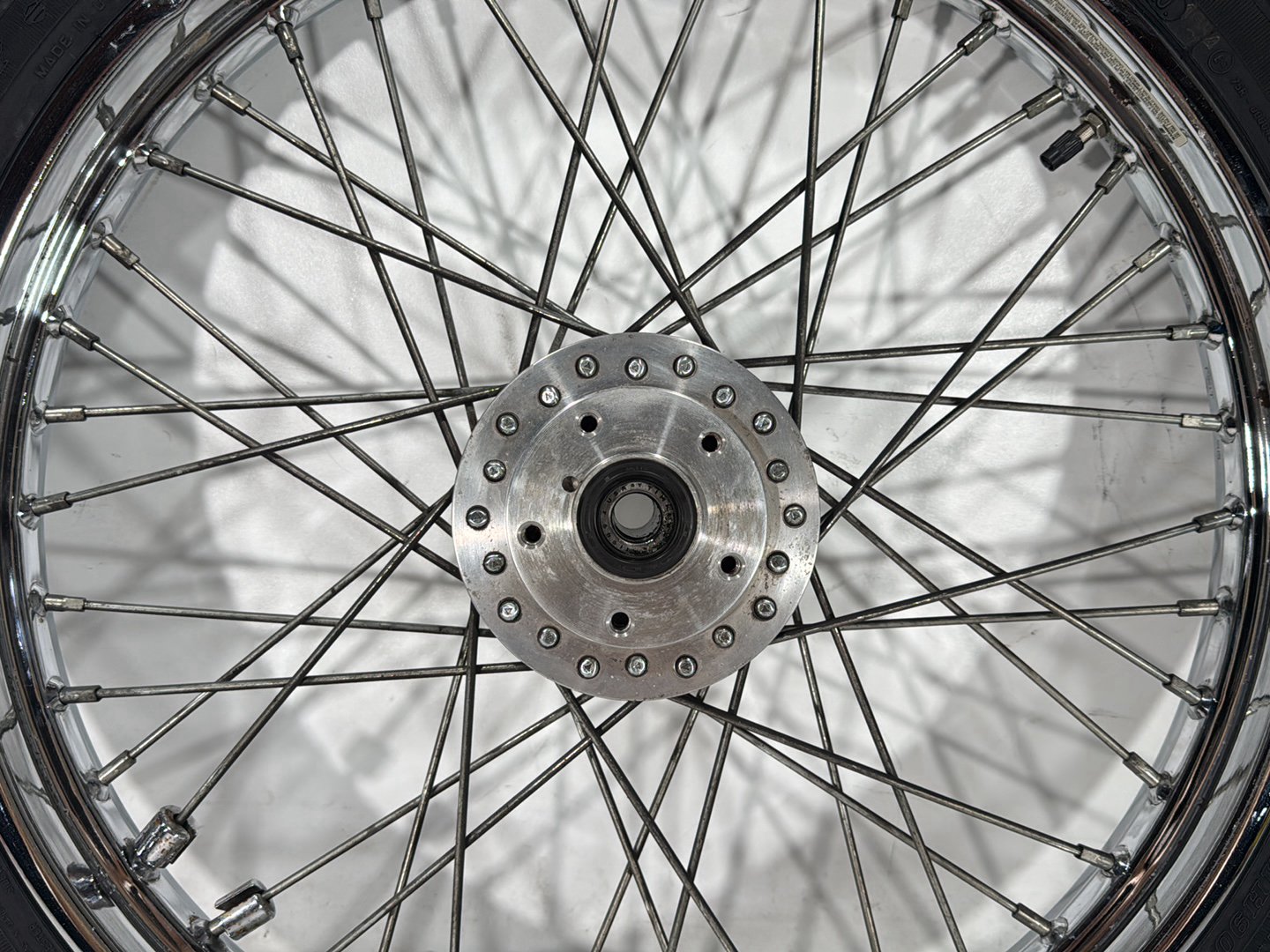 1997 Harley Sportster 1200 Custom XL1200C OEM Front Wheel Rim Tire Spoked