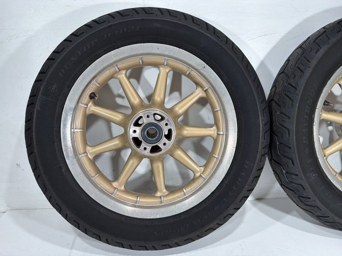 2004 Harley Electra Glide Touring Ultra OEM Front & Rear Wheel Rim Tire 16"
