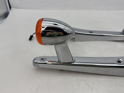 2006 Harley Sportster XL883C 883 Custom OEM Rear Left Right Fender Struts Bracket & Turn Signal