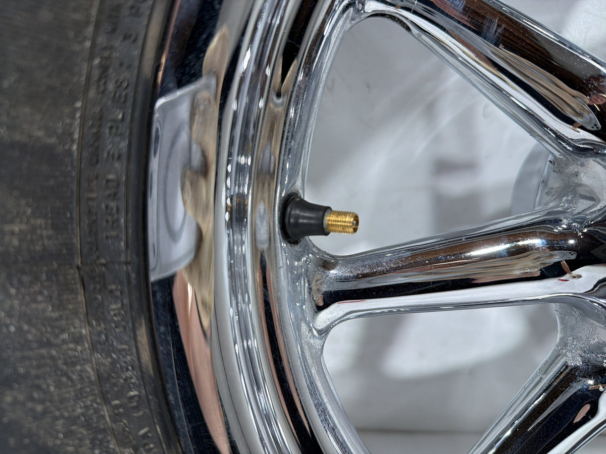 04 Harley Electra Glide Touring Ultra OEM Rear Wheel Rim Tire MT90B16 16" CHROME