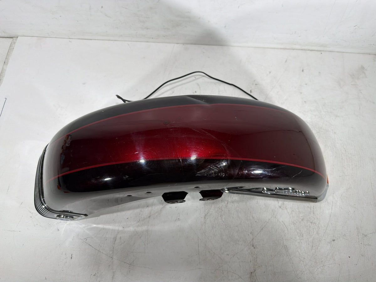 2015 Harley Electra Glide Touring OEM Front Wheel Fender Shell Panel BENT DENTED