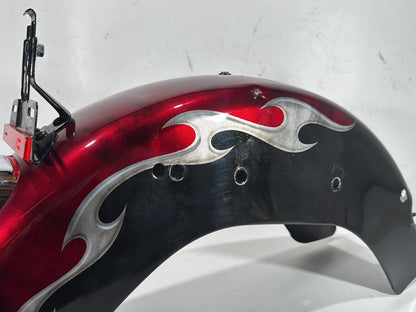 2004 Harley Softail FLSTC Heritage Classic OEM Rear Wheel Fender & Turn Signals Bar