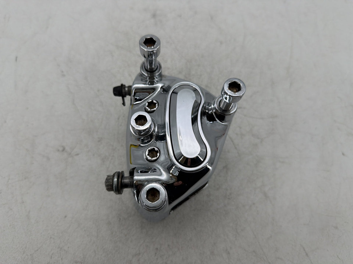 2007 Harley Electra Glide Touring CVO Eagle Front Right 1 Brake Caliper Chrome