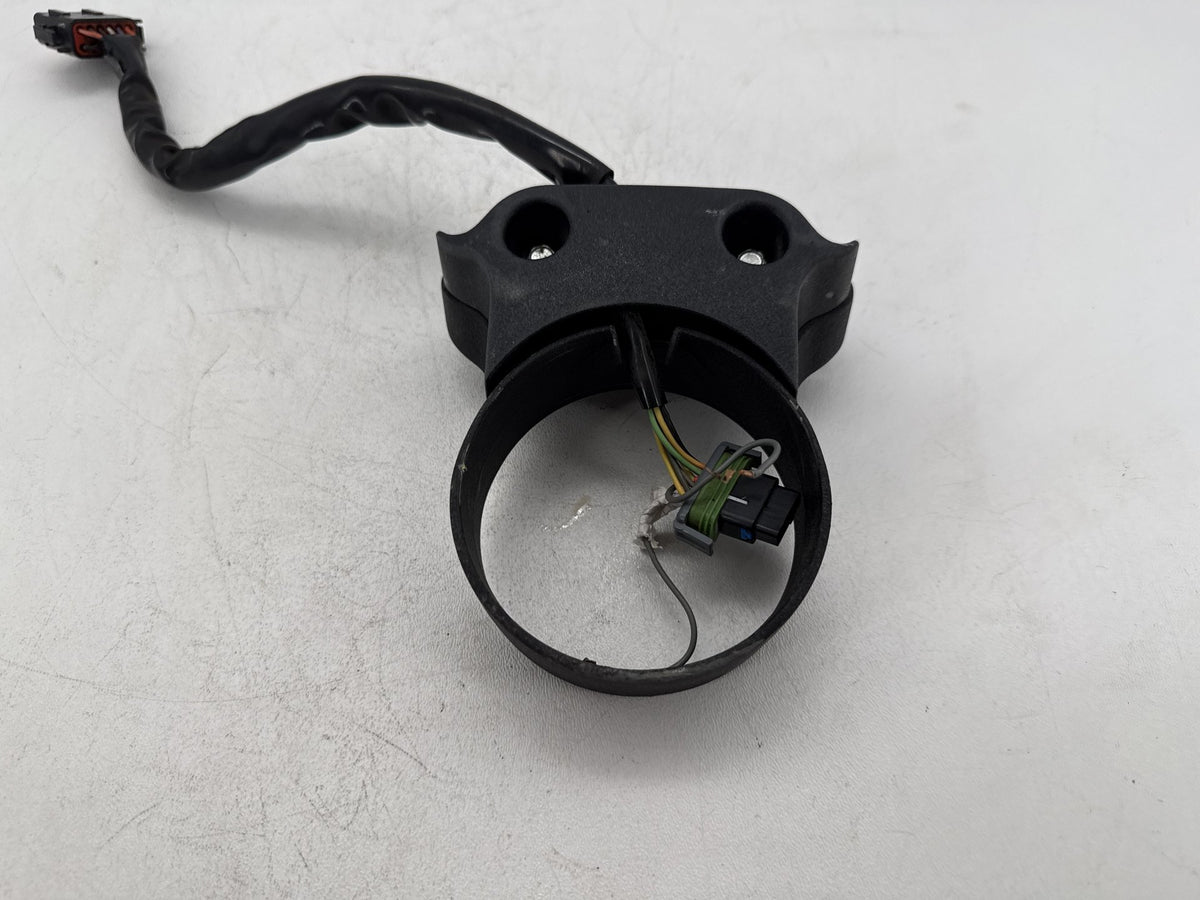07 Harley Dyna Super Glide Speedometer Holder Bracket Mount Bezel Black Wrinkle