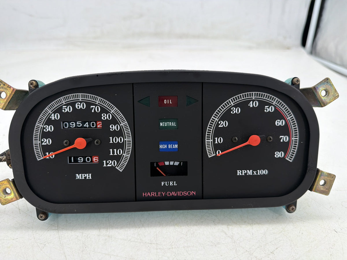 1991 Harley Electra Glide Touring OEM Speedo Tacho Speedometer Tachometer Gauges