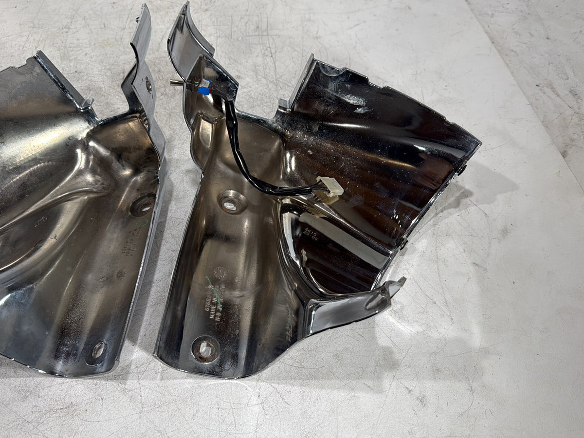 2005 Harley Road King Touring Police OEM Left & Right Headlamp Nacelle Covers