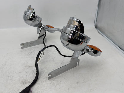 1999 - 2006 Harley-Davidson Touring Electra Glide Classic Front Turn Signal Indicators Aux Light Bar  	68712-94A