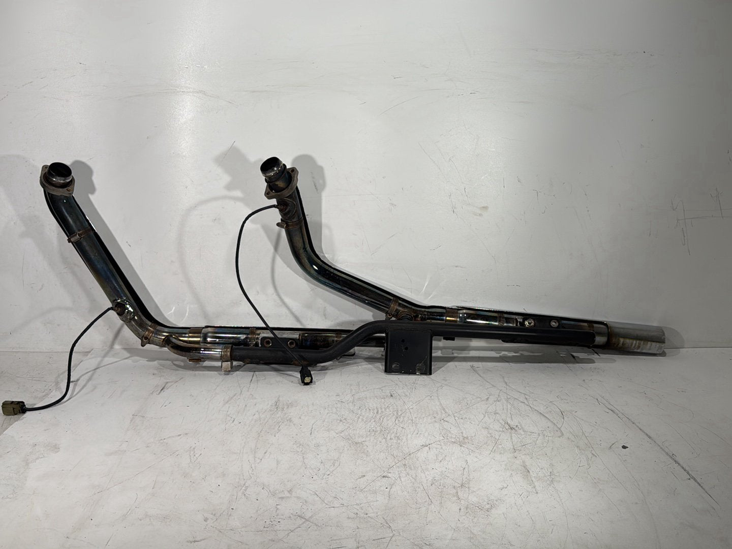 2013 Harley Heritage Softail Classic FLSTC OEM Exhaust Header Pipes Muffler Vance & Hines