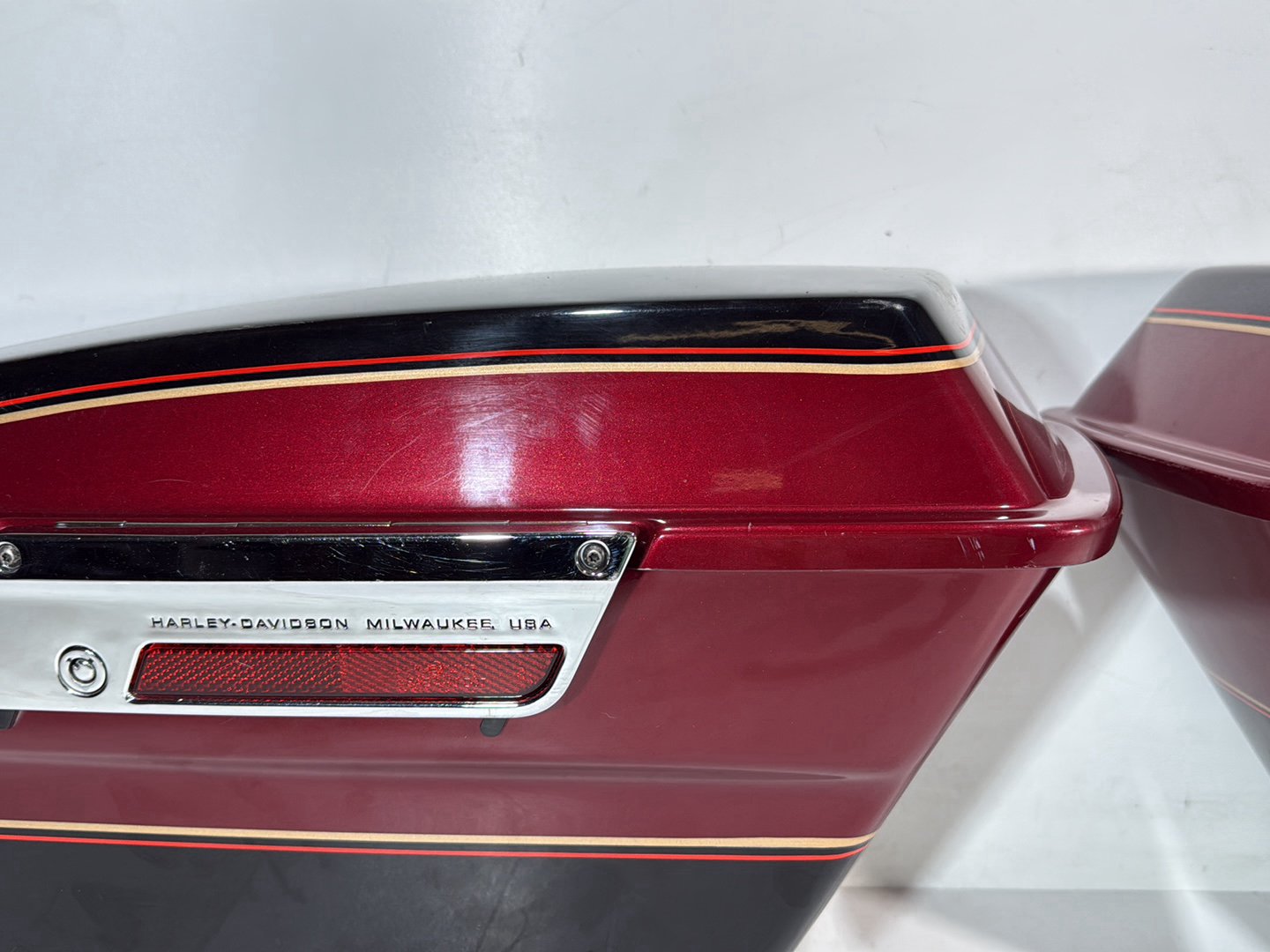 1995 Harley Touring FLHTCI Electra Glide Classic OEM Left Right Saddlebags Luggage NOKey
