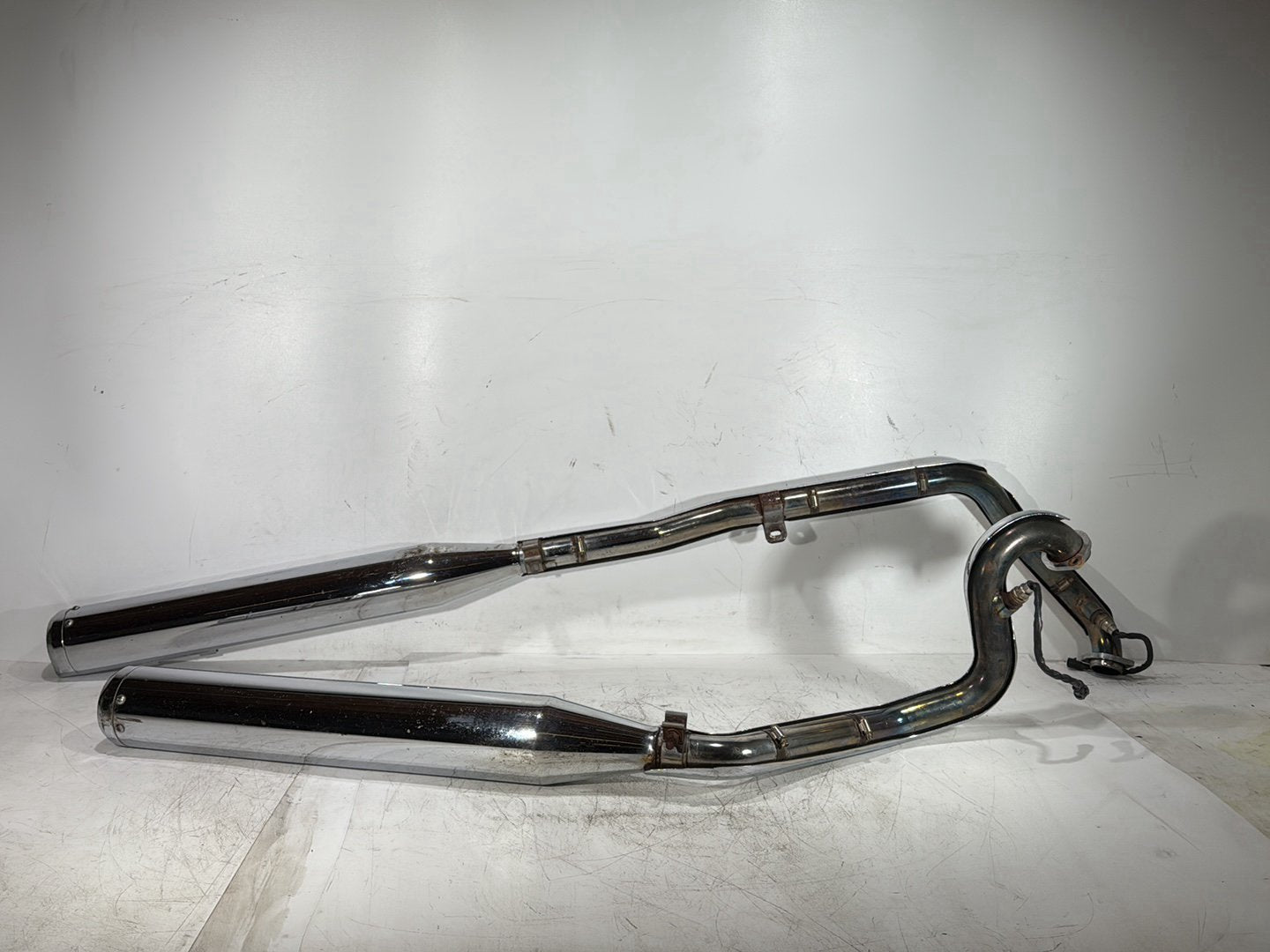2007 Harley Street Glide Touring FLHX OEM Exhaust Header Pipes Muffler