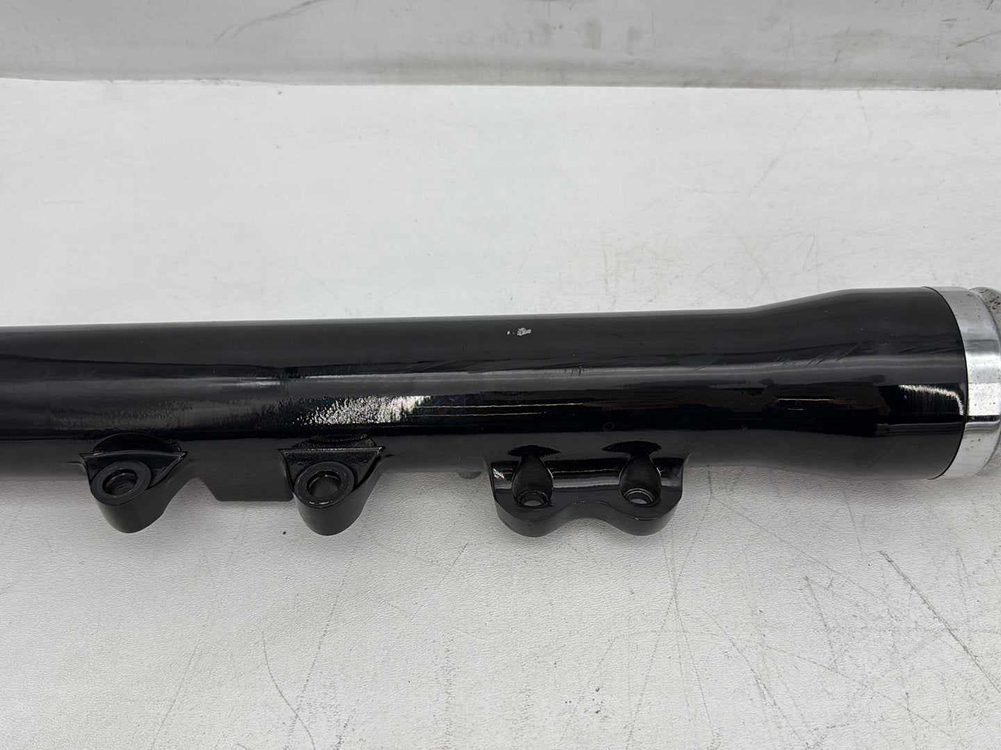 2010 Harley Dyna Fat Bob FXDF OEM Front Triple Tree Set & LH RH Fork Legs Sliders