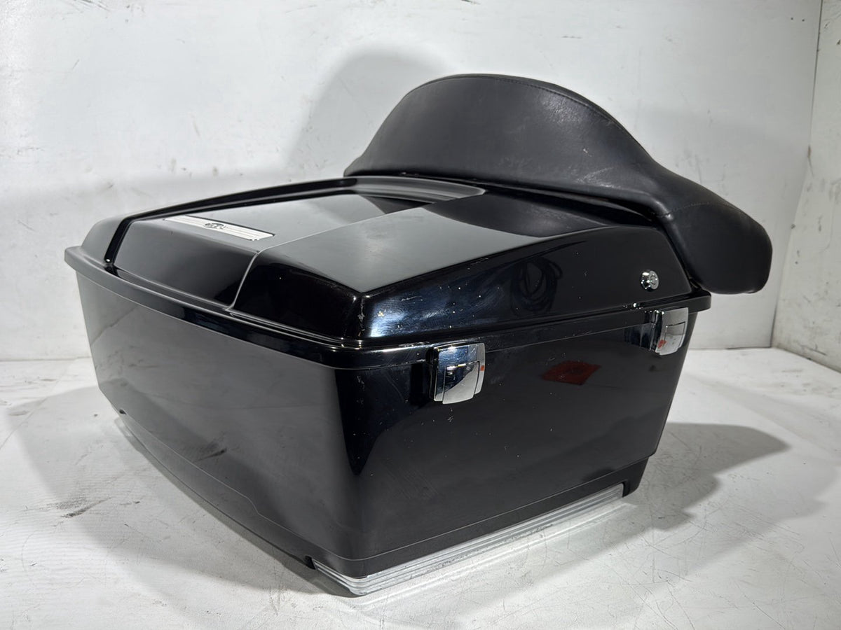 2010 Harley Street Glide Touring FLHX OEM Pass Backrest Tour Pak Luggage NOKey
