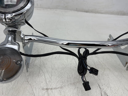 2007 Harley Electra Glide Touring Ultra FLHTCUI OEM Front Turn Signal Indicators Aux Light Bar