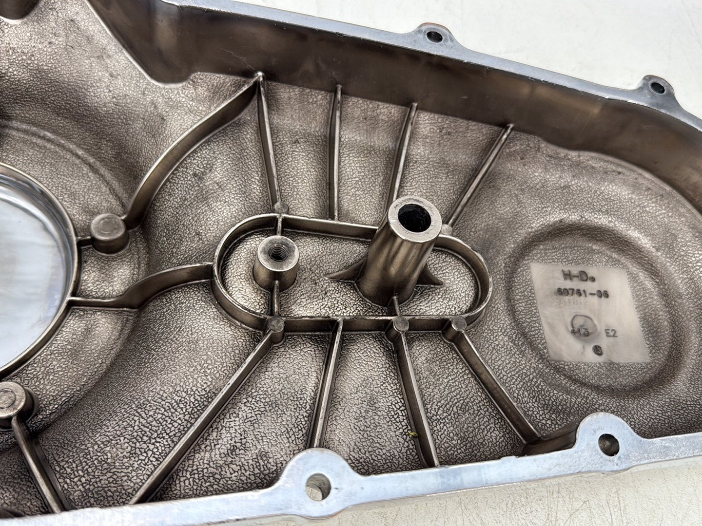 2012 Harley Dyna Super Glide Custom FXDCI OEM Outer Primary Clutch Cover