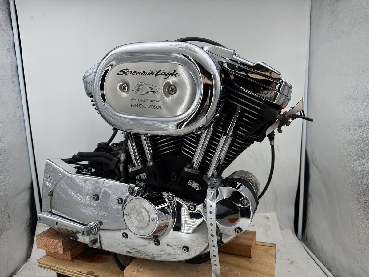00 Harley Sportster 1200 Custom XL1200C CARB 1200 Engine Motor Transmission 38K