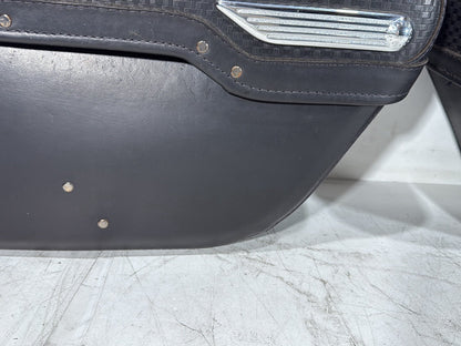 2006 Harley Road King Touring FLHRCI Classic OEM Rear Left Right Saddlebags Luggage Leather