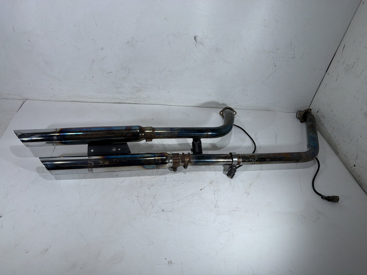 2014 Harley Softail Slim FLS OEM Exhaust Header Pipes Muffler