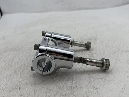 2011 Harley Heritage Softail Classic FLSTC OEM Front Handlebar Riser Top Clamp Chrome