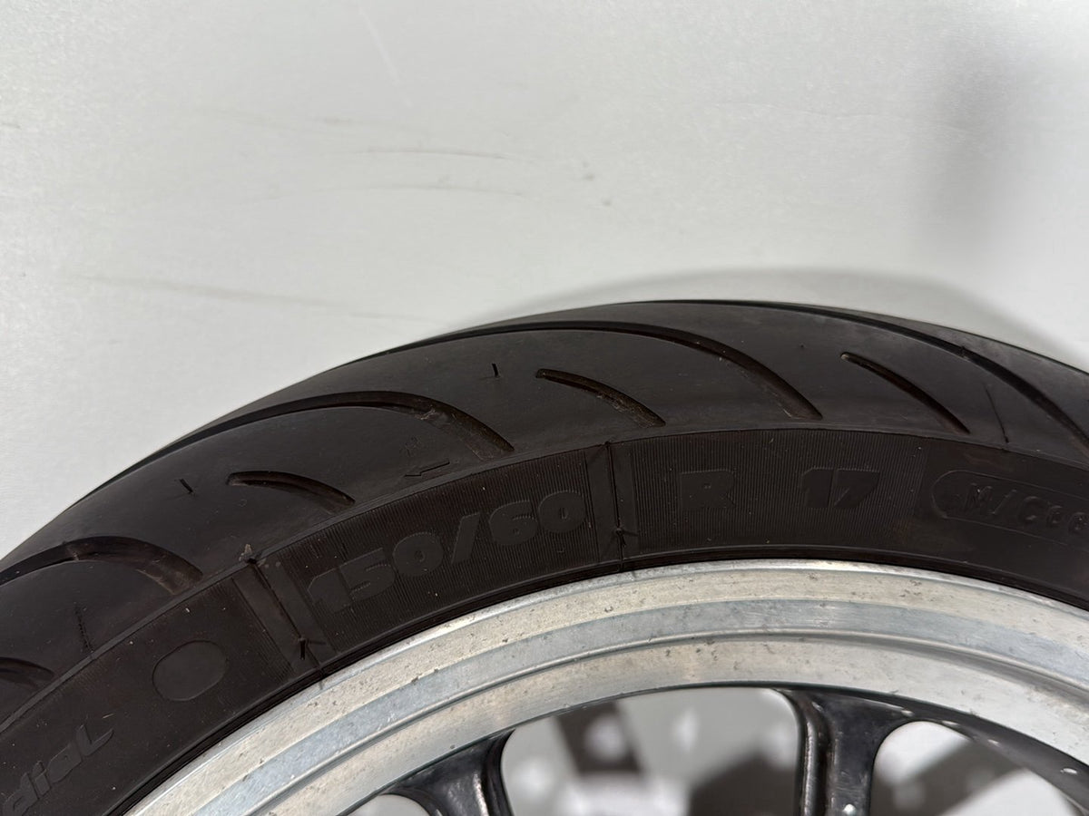 2014 Harley Sportster XL883L 883 SuperLow OEM Rear Wheel Rim Tire 150/60R17, 17"