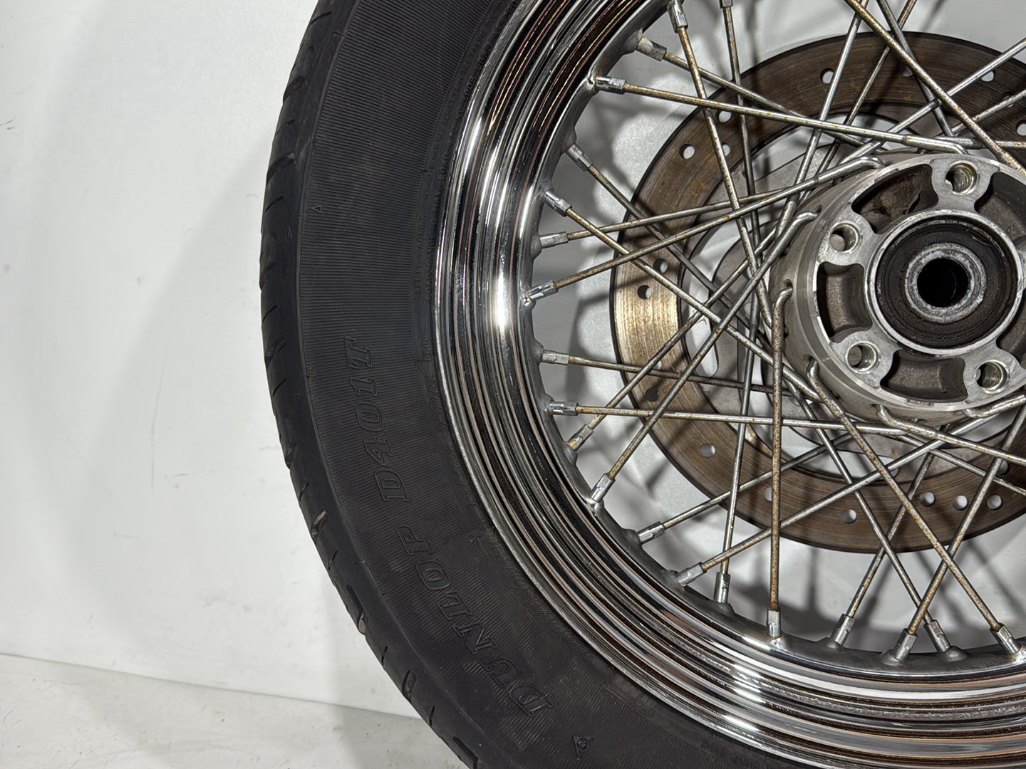2006 Harley Softail FLSTCI Heritage Classic OEM Front Rear Wheel Rim Tire Spoked
