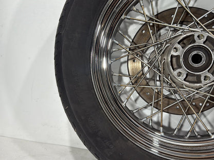 2006 Harley Softail FLSTCI Heritage Classic OEM Front Rear Wheel Rim Tire Spoked