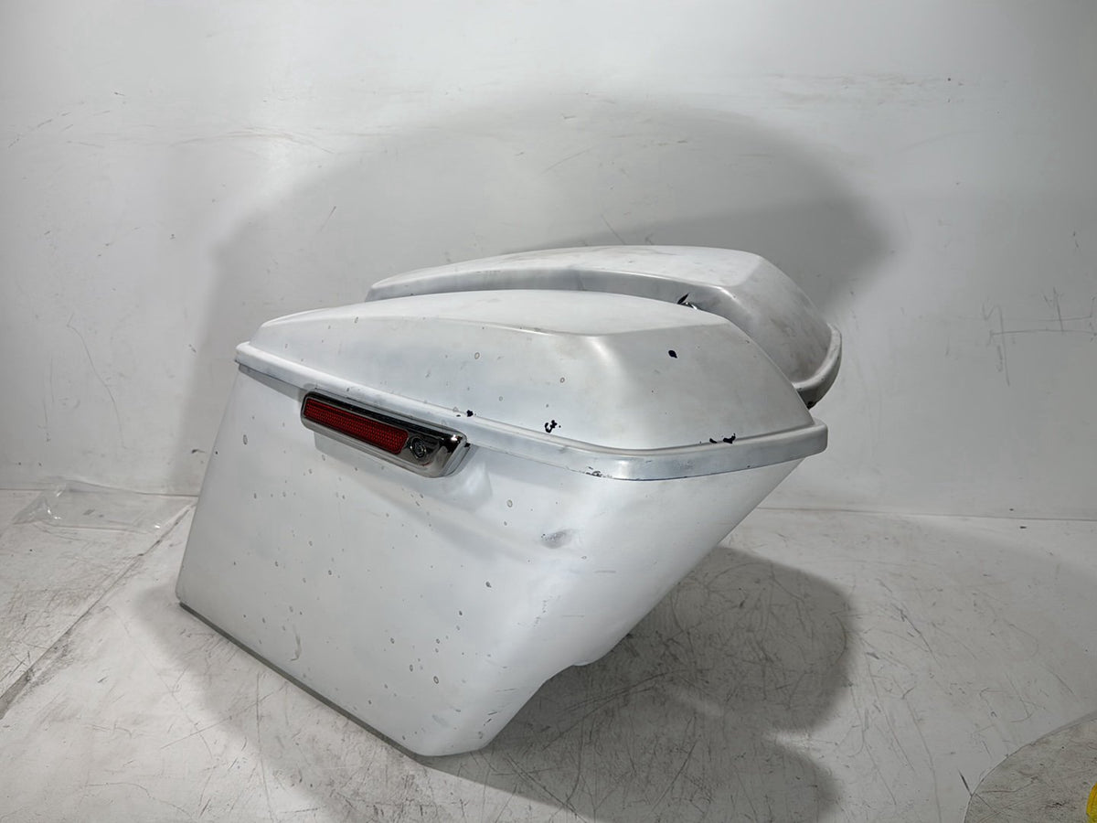 1996 Harley Road King Touring Police FLHPI OEM Left Right Saddlebags Luggage NOKey