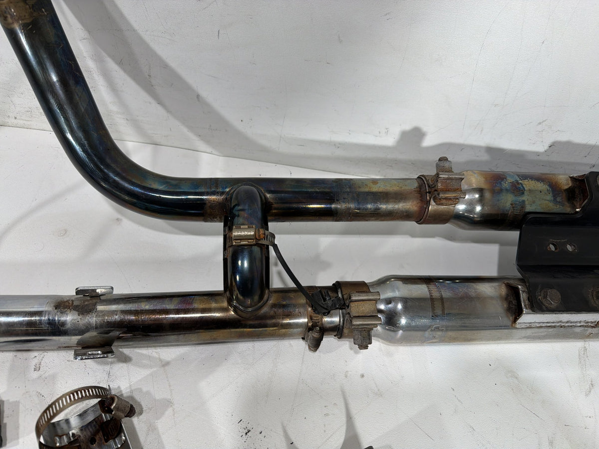 2014 Harley Softail Slim FLS OEM Exhaust Header Pipes Muffler