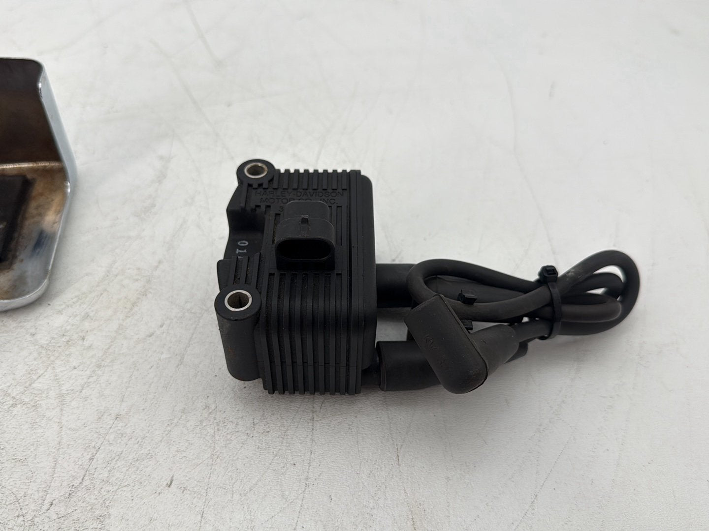 2003 Harley Softail FLSTC Heritage Classic OEM Ignition Coil Spark Plugs Cable