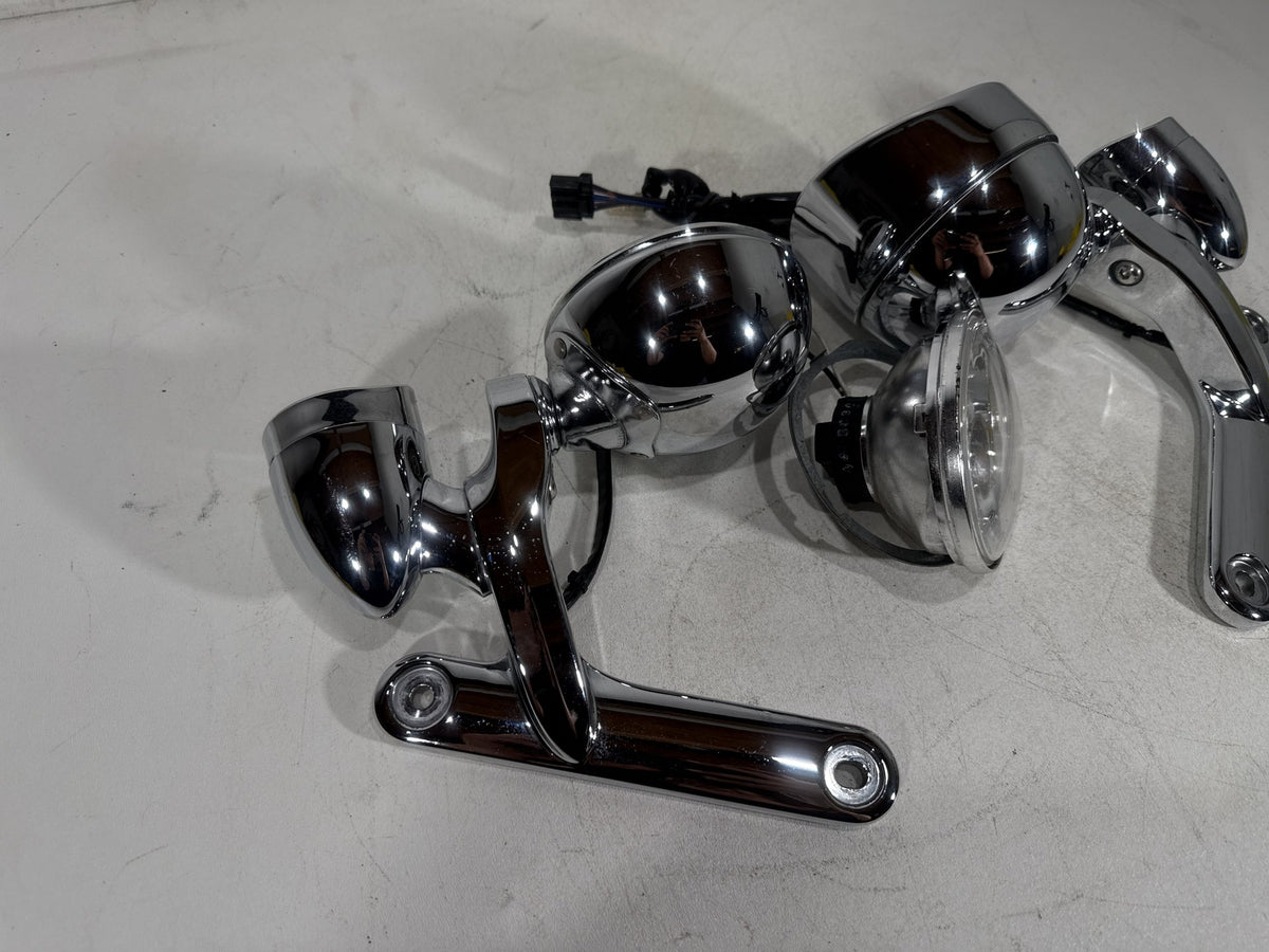 04 Harley Electra Glide CVO Screamin OEM Front Left Right Turn Signal Indicators