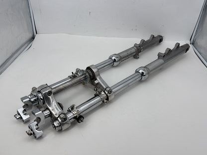 1999 - 2006 Harley-Davidson Dyna Low Rider Front Triple Tree Set & LH RH Fork Legs Sliders Left right front fork legs sliders