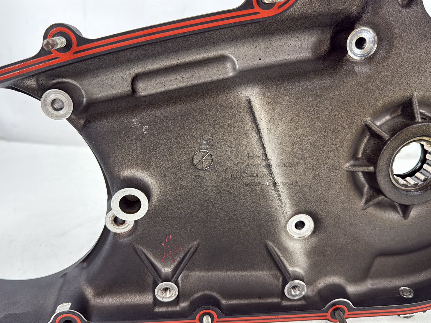 2006 Harley Dyna FXDWGI Wide Glide OEM Inner Primary Clutch Cover