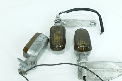 1984 - 1990 Harley-Davidson Sportster Evolution Front Left Right Turn Signal Indicators 68405-86