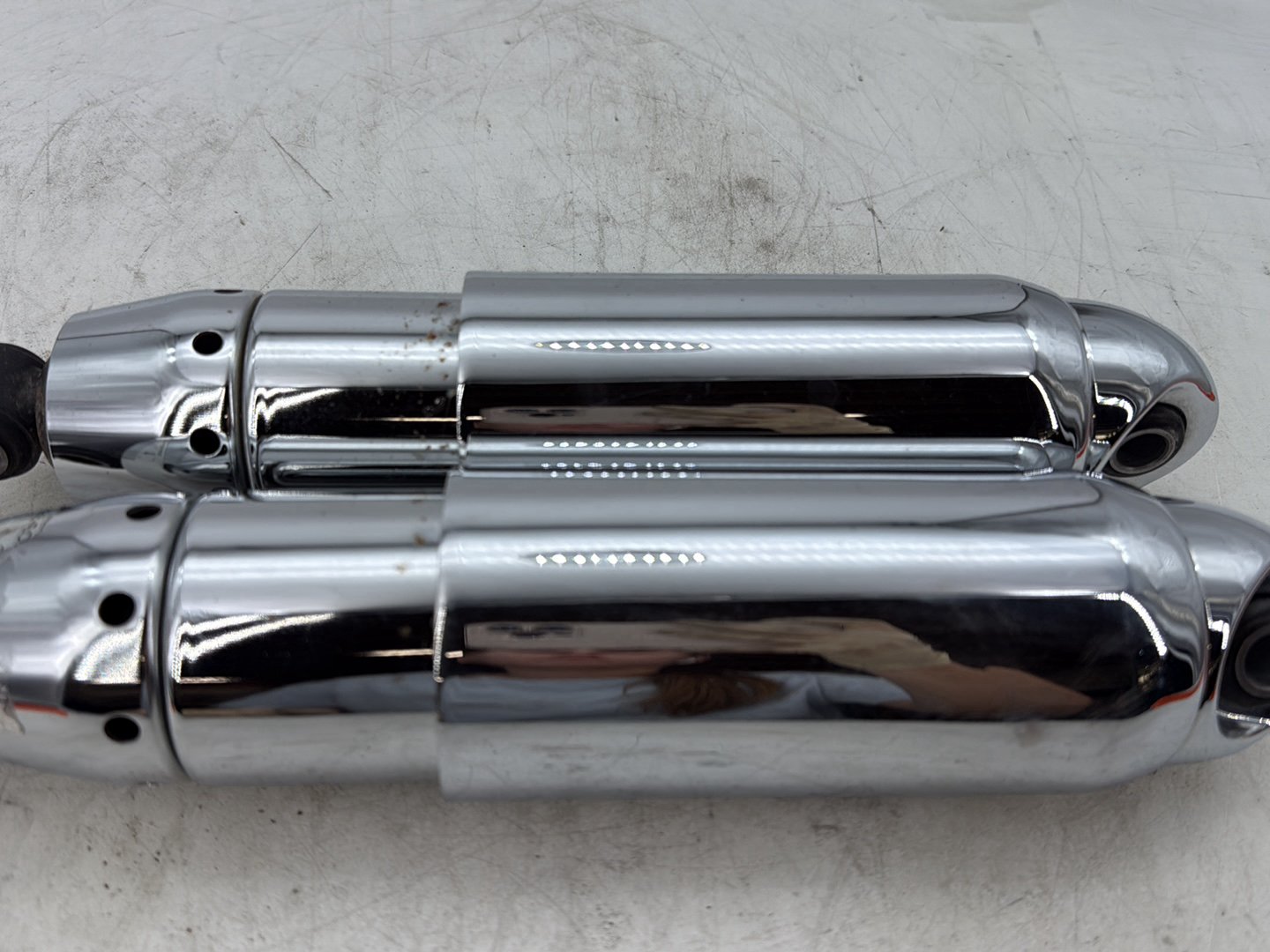 2012 Harley Dyna FXDF Fat Bob OEM Rear Left Right Shock Absorbers