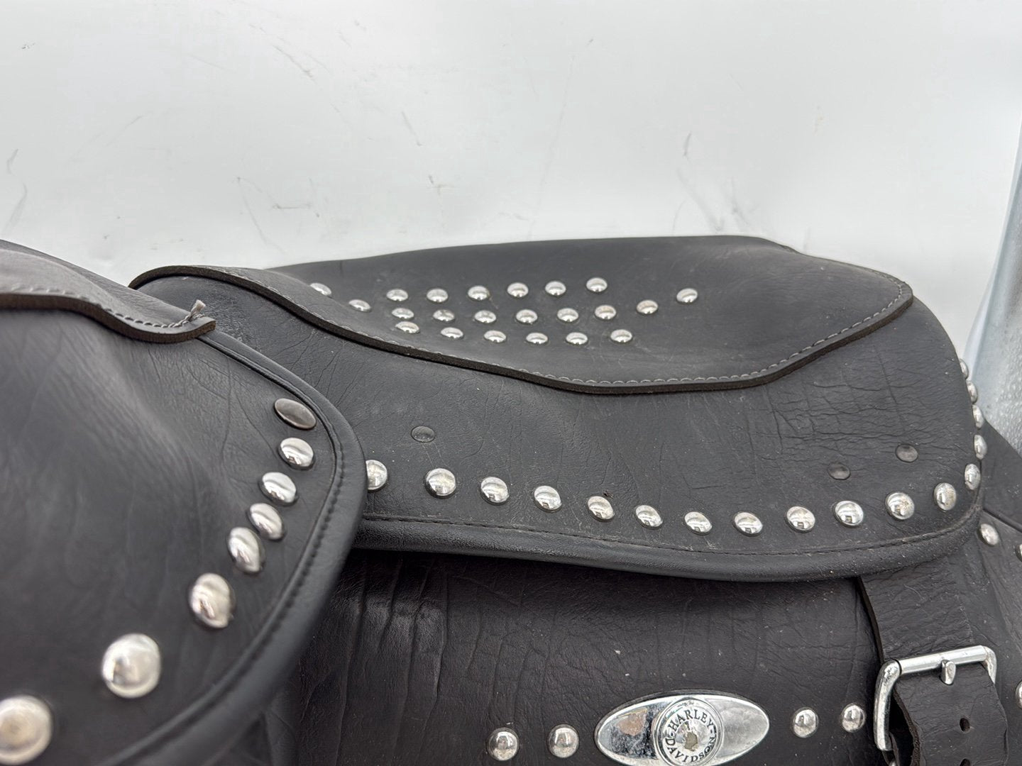 1997 Harley Softail Heritage Classic Rear Left Right Saddlebags Luggage Leather