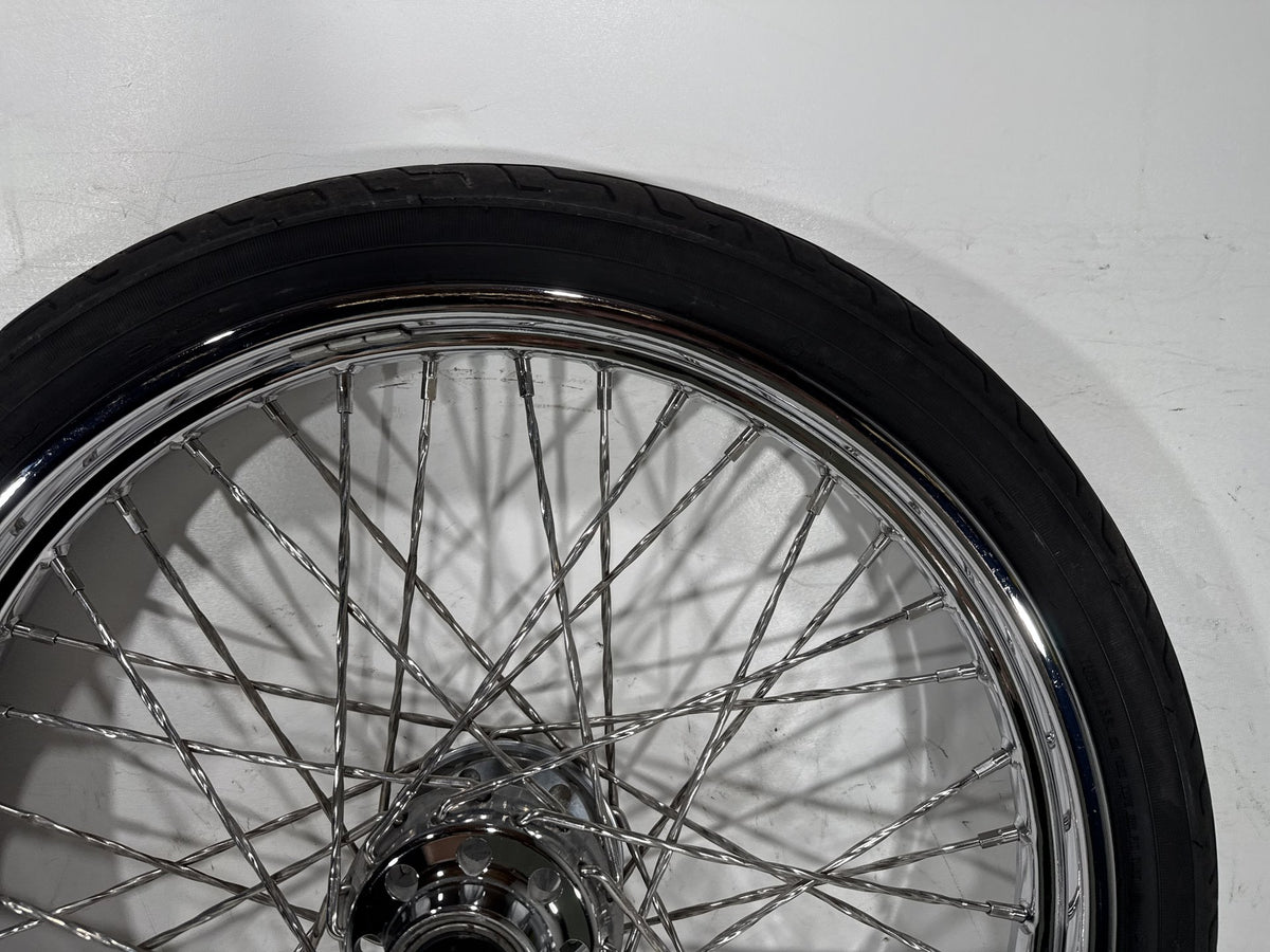 2003 Harley Softail Deuce FXSTDI OEM Front Wheel Rim Tire Spoked 90/80-21 21"