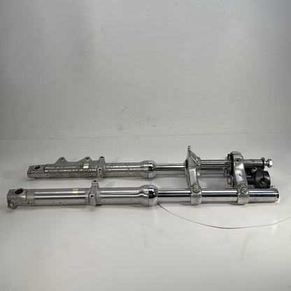 1986 - 2003 Harley-Davidson Sportster Hugger 883 Front Triple Tree Set & LH RH Fork Legs Sliders  	45563-87