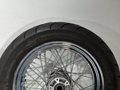 2011 Harley Heritage Softail Classic FLSTC Front Rear Wheel Rim Tire Spoked 16"