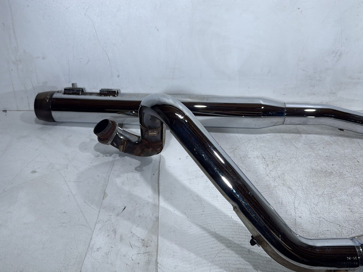 2005 Harley Road King Touring Police OEM Exhaust Header Pipes Muffler