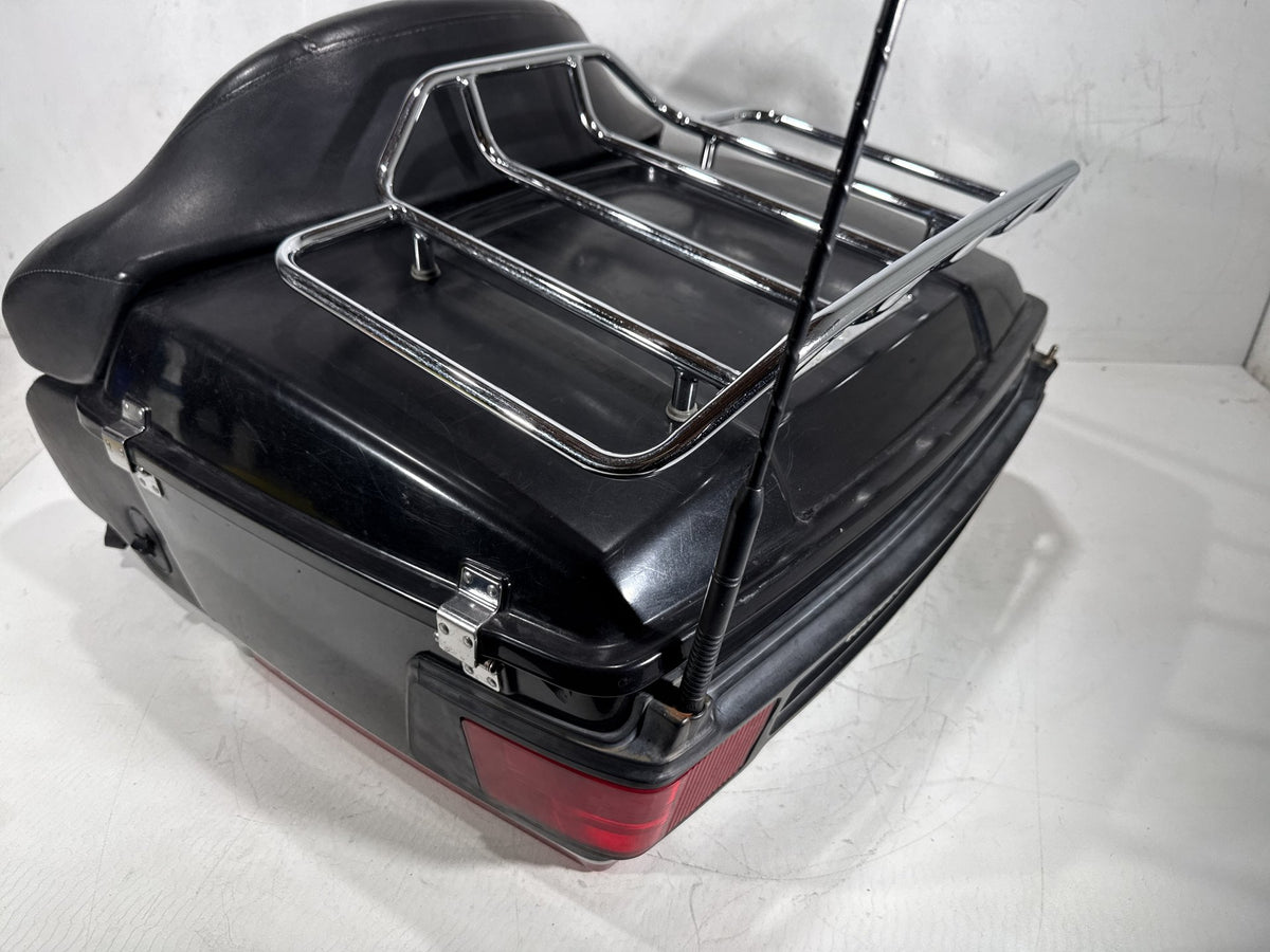2012 Harley Electra Glide Touring Ultra OEM Pass Backrest Tour Pak Luggage NOKey