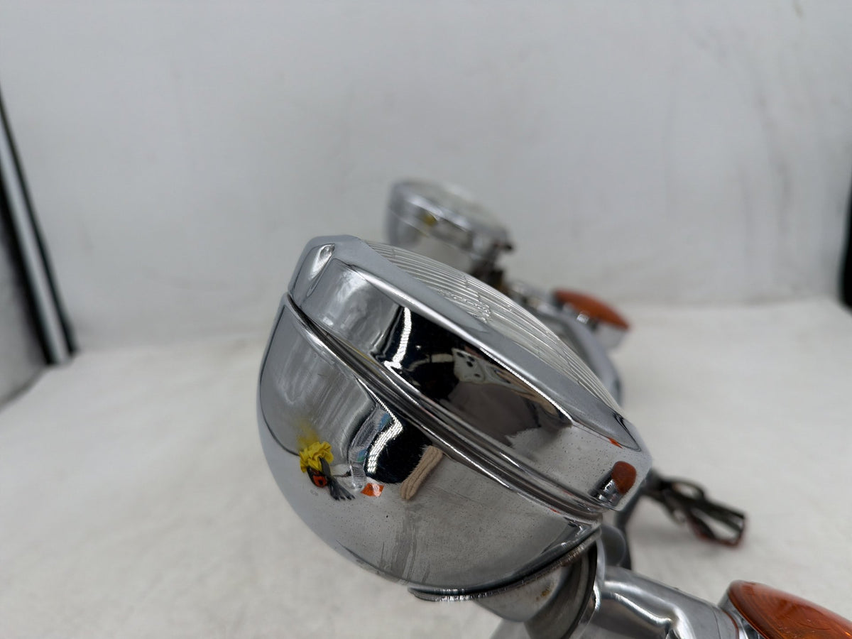 1991 Harley Electra Glide Touring Classic OEM Front Turn Signal Indicators Aux Light Bar
