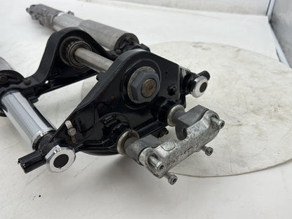 11 Harley Electra Glide OEM Front Triple Tree Set &amp; LH RH Fork Legs Sliders