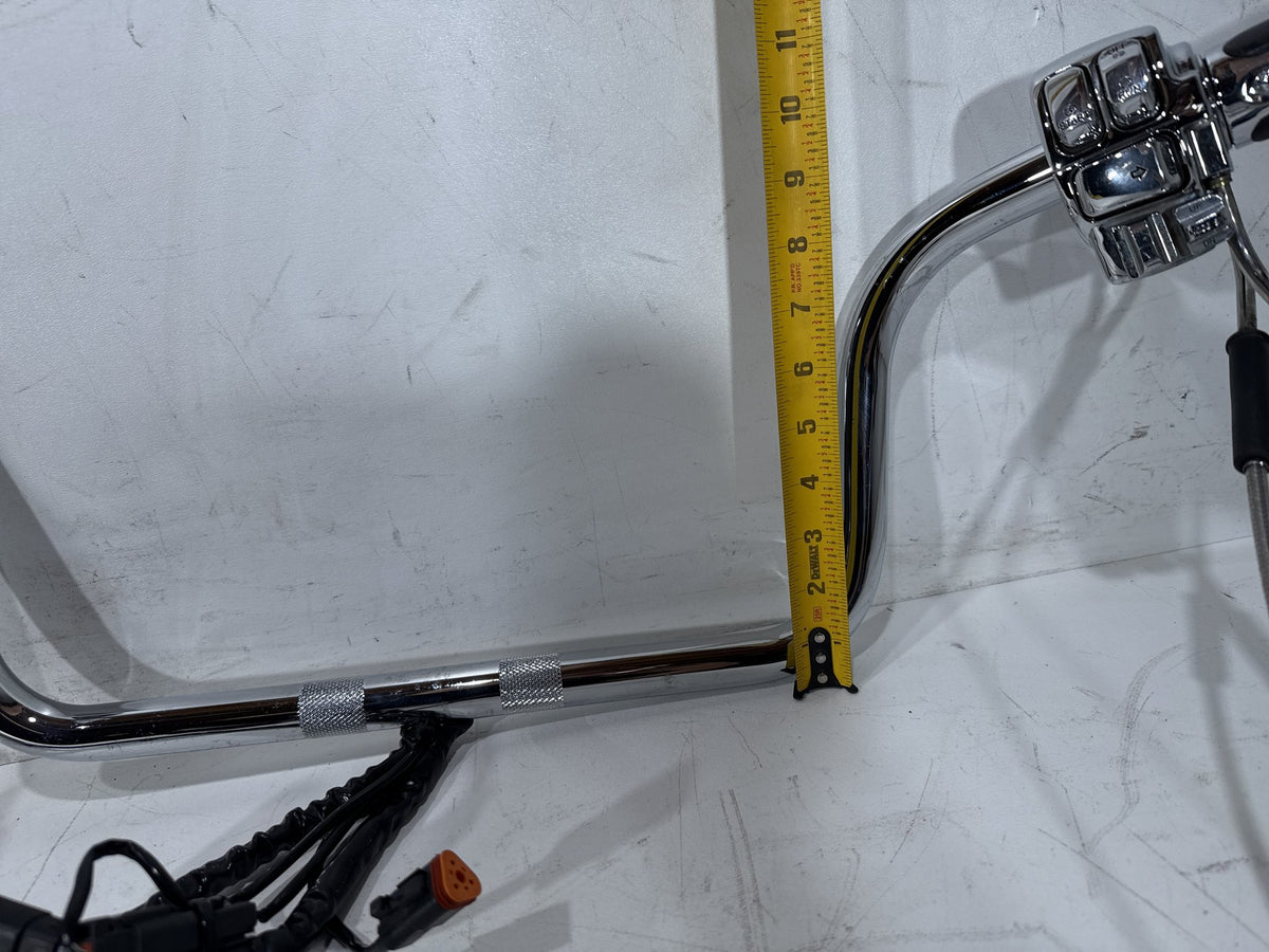 07 Harley Electra Touring CVO OEM Handlebars Left Right Switches Controls Chrome