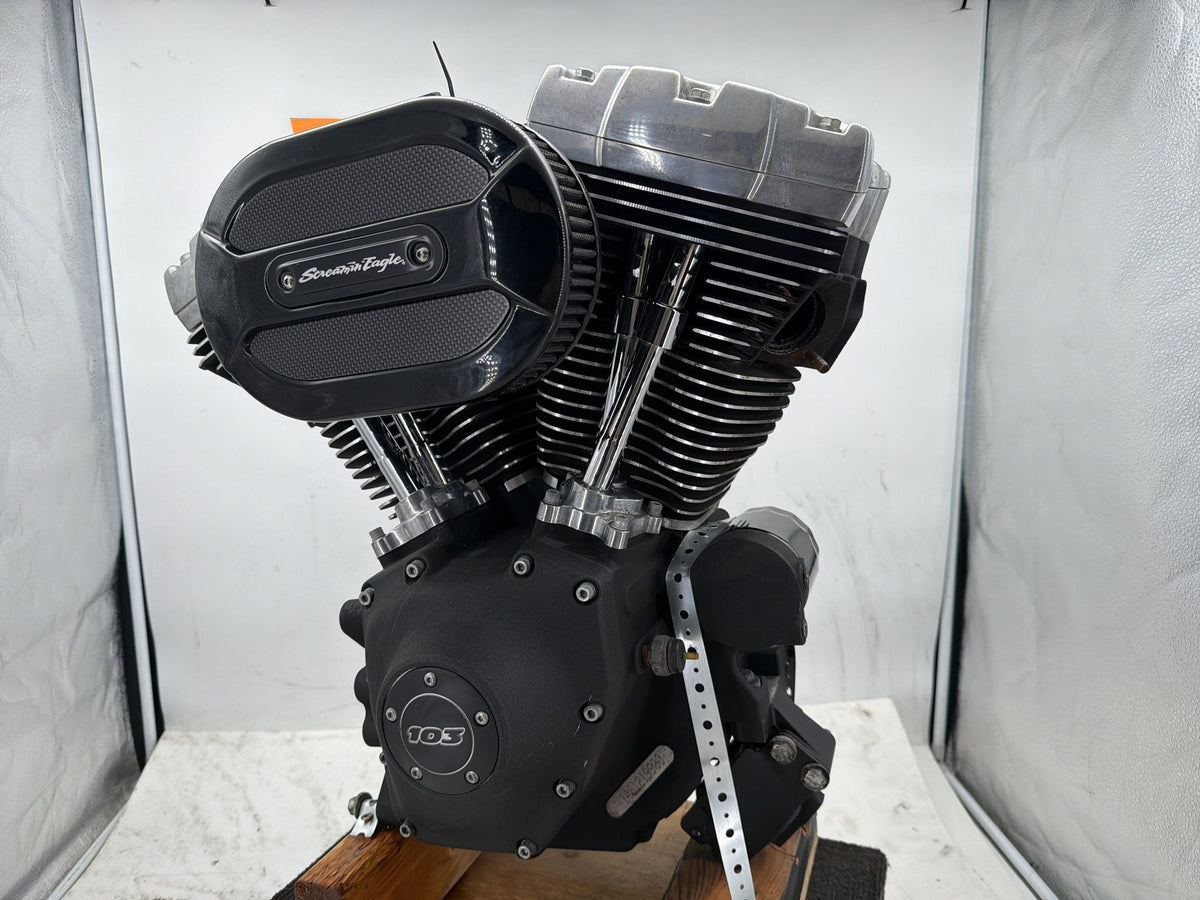 12 Harley Dyna Fat Bob FXDF 103 OEM EFI Twin Cam 103 Engine Motor air-cooled 22K
