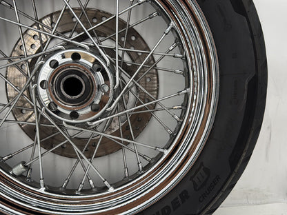 2007 Harley Softail Heritage Classic FLSTC OEM Rear Wheel Rim Tire Spoked