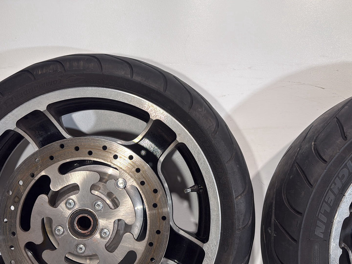 2012 Harley Touring FLHX Street Glide OEM Front & Rear Wheel Rim Tire