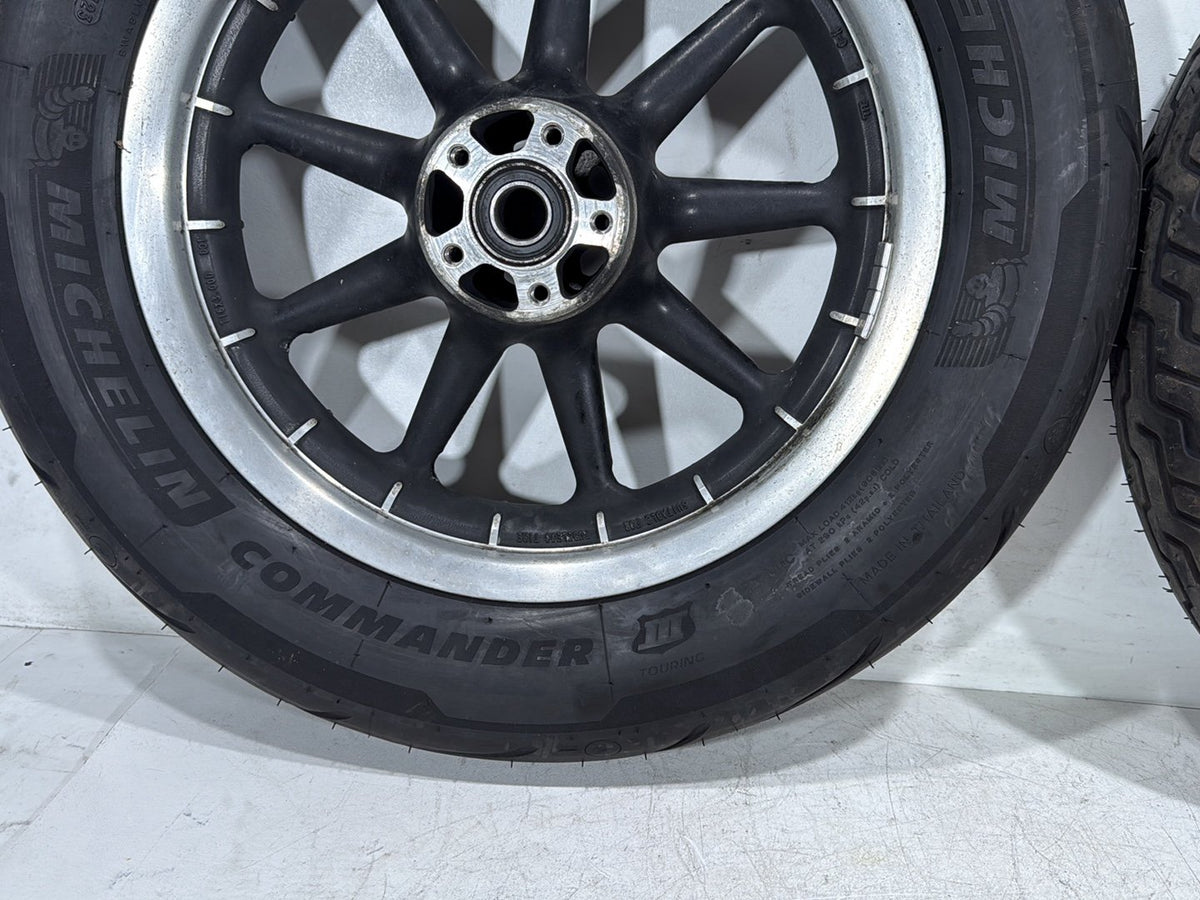 2005 Harley Road King Touring Police OEM Front & Rear Wheel Rim Tire 16"