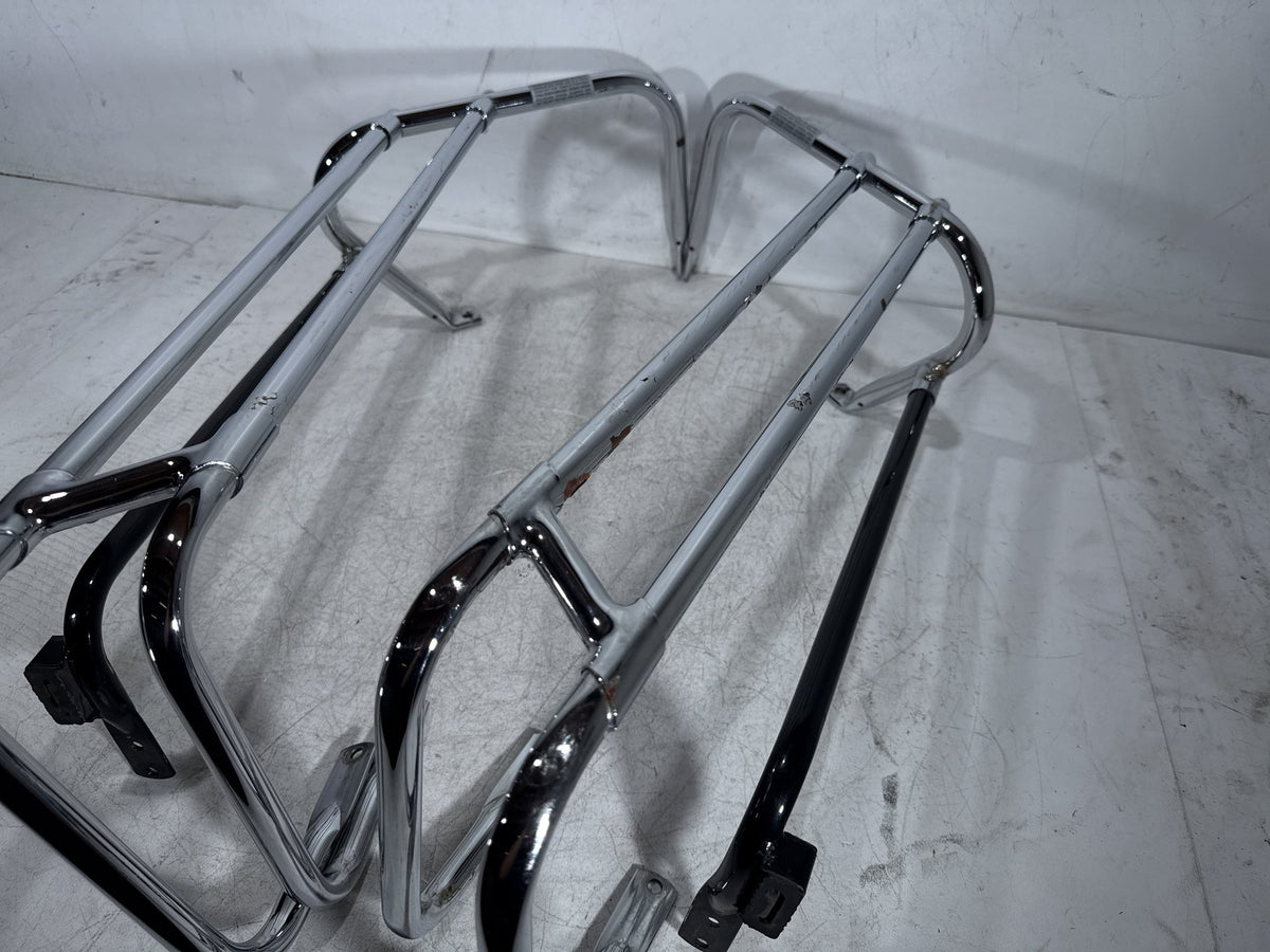 1995 Harley Electra Glide Touring FLHT Rear Left Right Saddlebag Guard Rails Bar