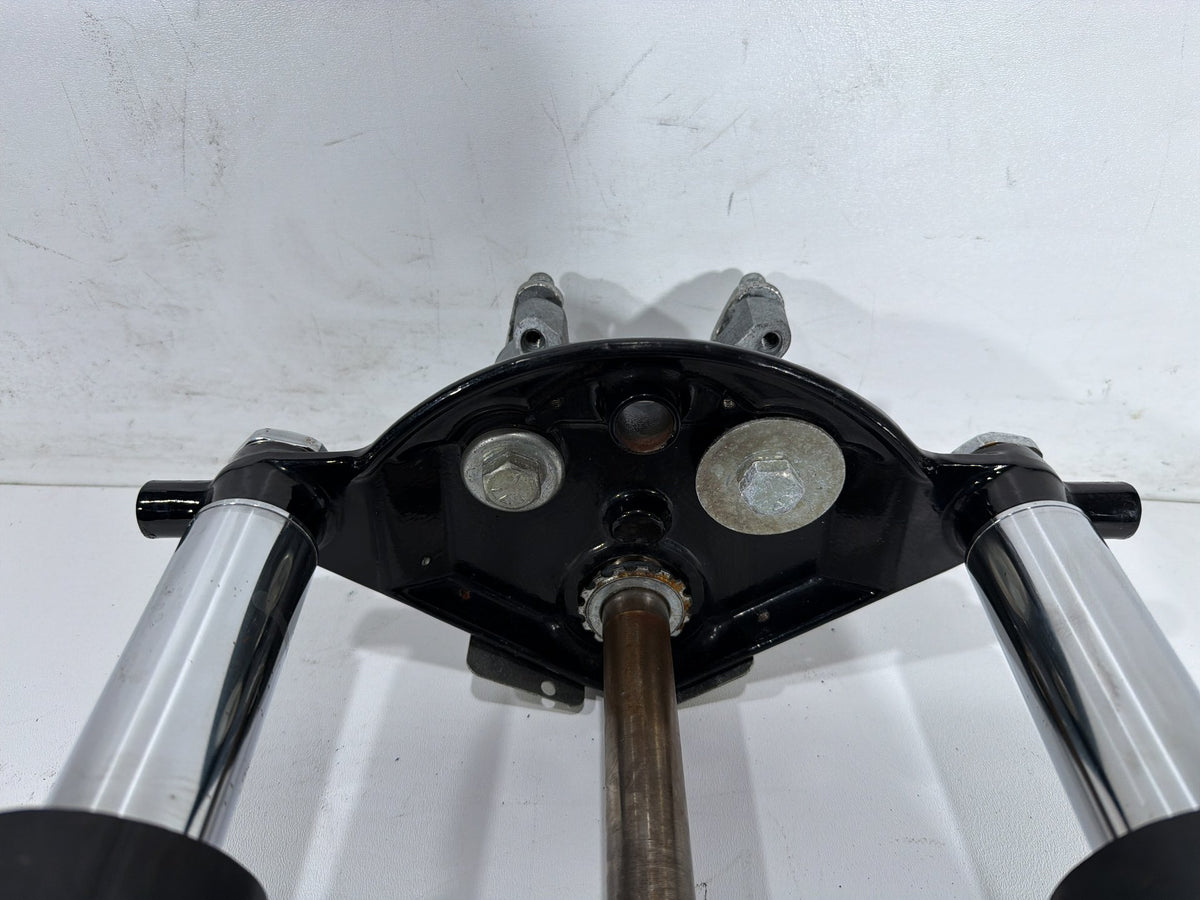 04 Harley Electra Touring Ultra Front Triple Tree Set & LH RH Fork Legs Sliders