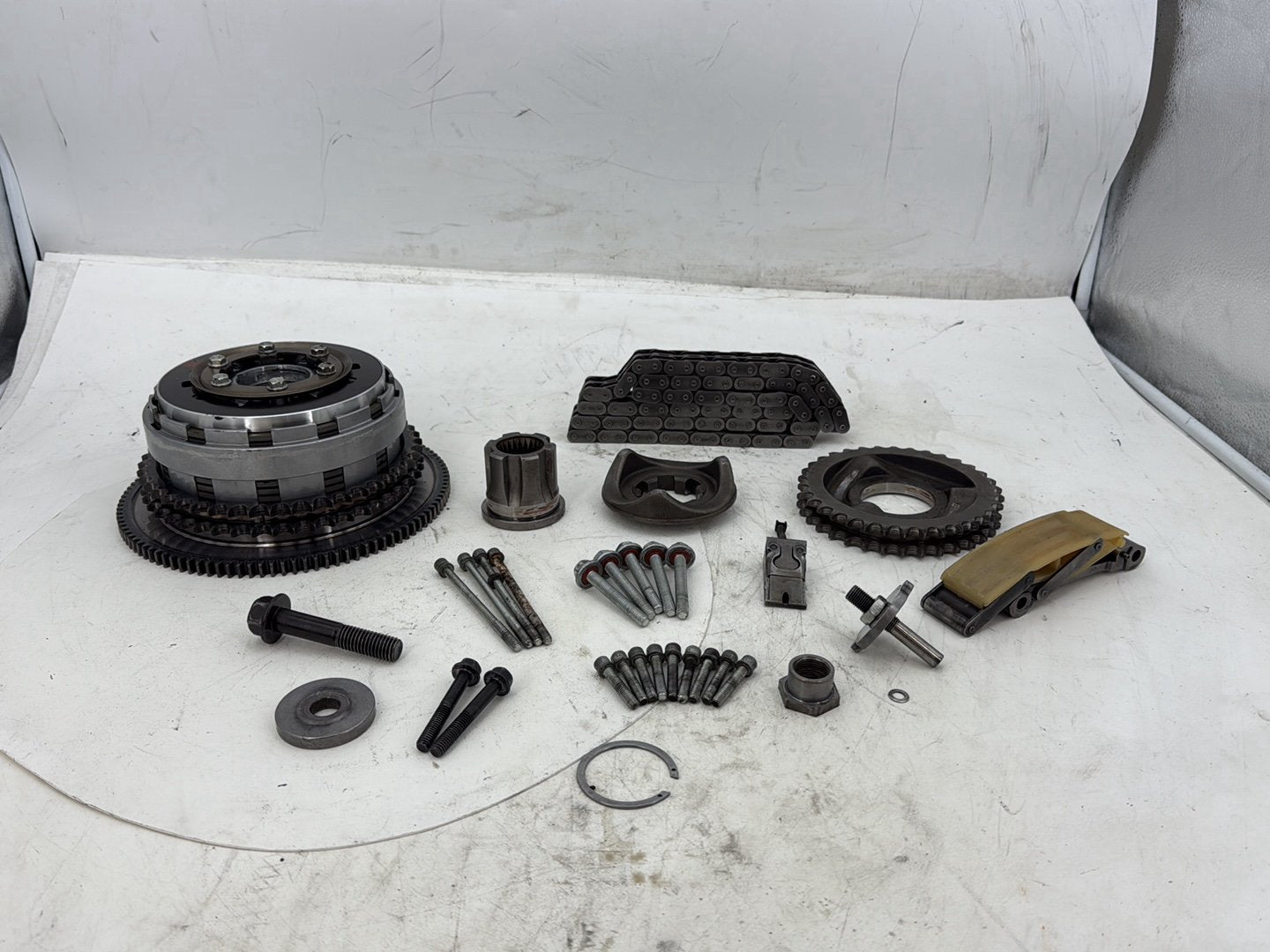 2006 Harley Dyna Super Glide Custom FXDCI OEM Clutch Basket Chain Tensioner Kit