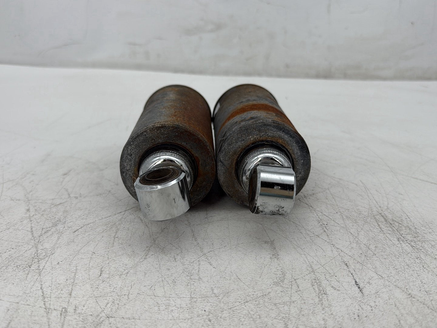 2013 Harley Heritage Softail Classic FLSTC OEM Rear Left Right Shock Absorbers